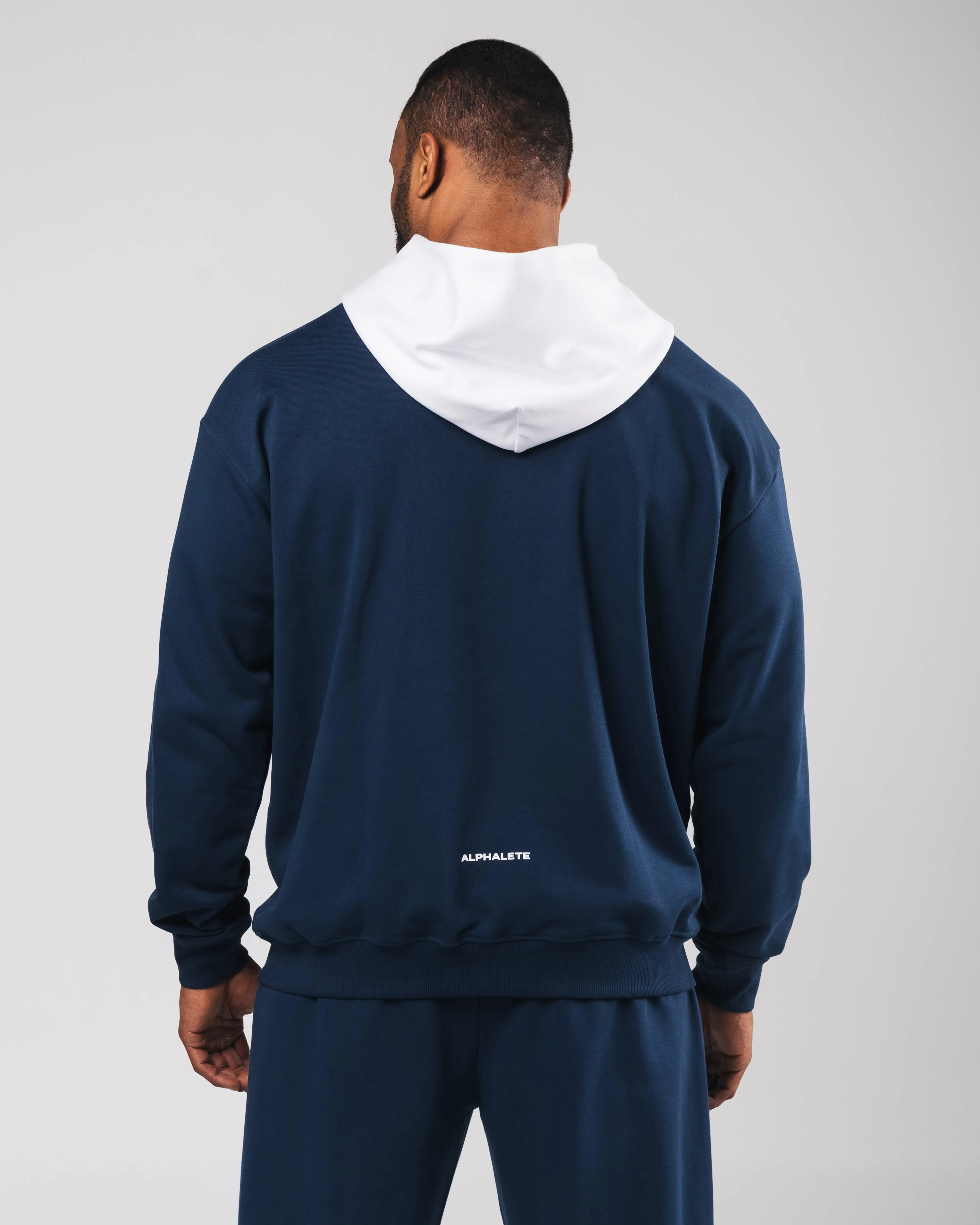 Three Pillar Heavyweight Hoodie - Denim Alphalete Athletics