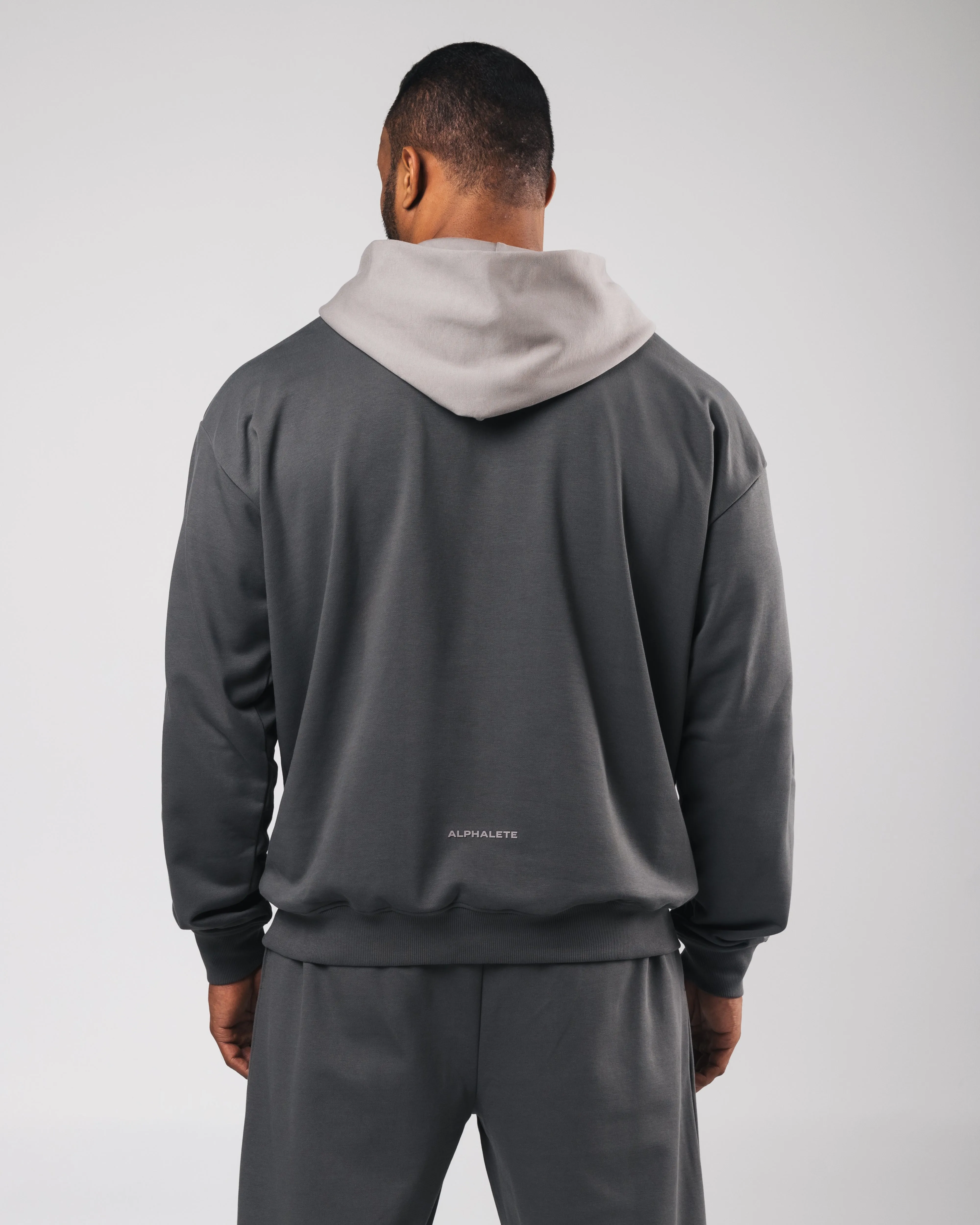Three Pillar Heavyweight Hoodie - Pewter Alphalete Athletics