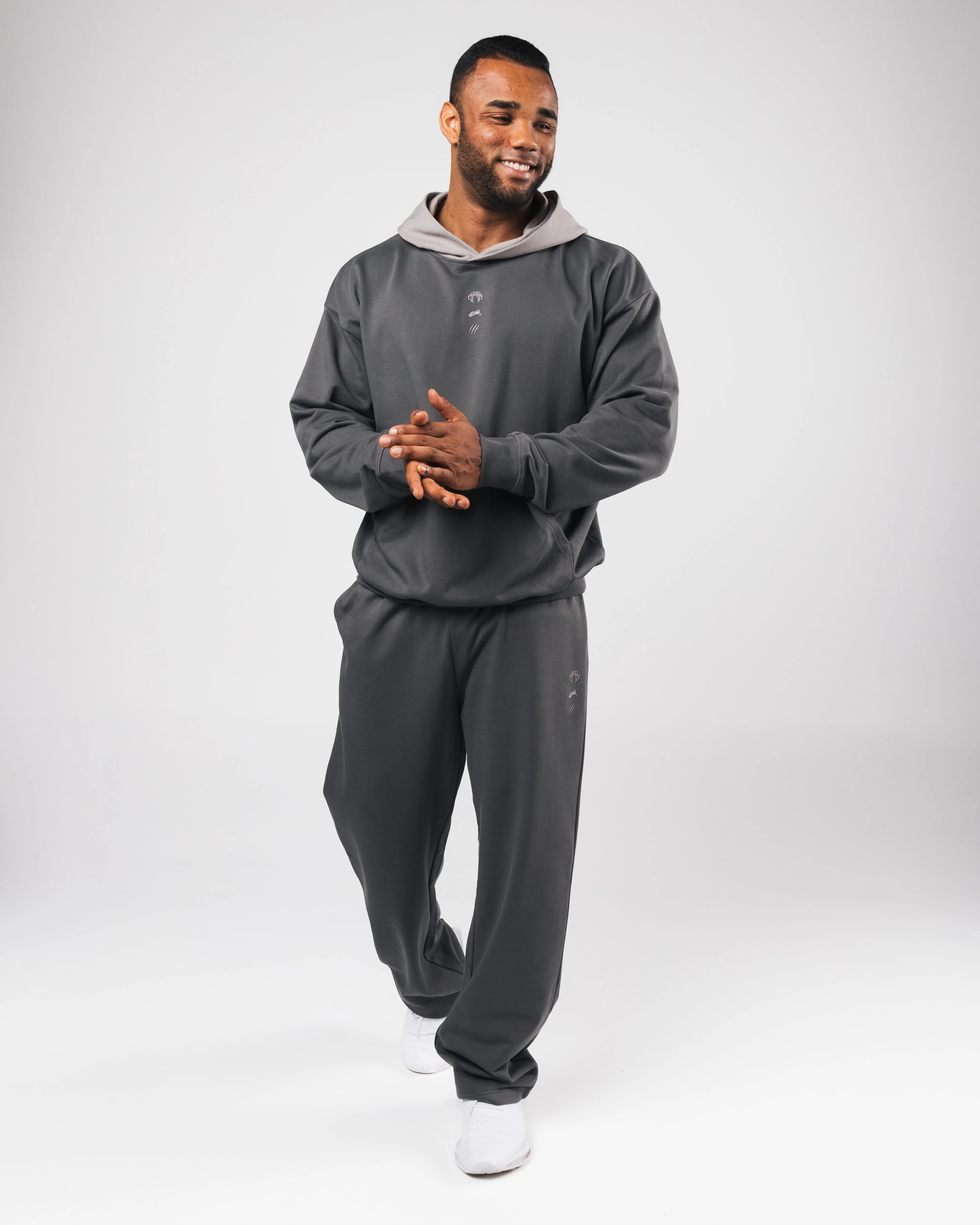 Three Pillar Heavyweight Hoodie - Pewter Alphalete Athletics