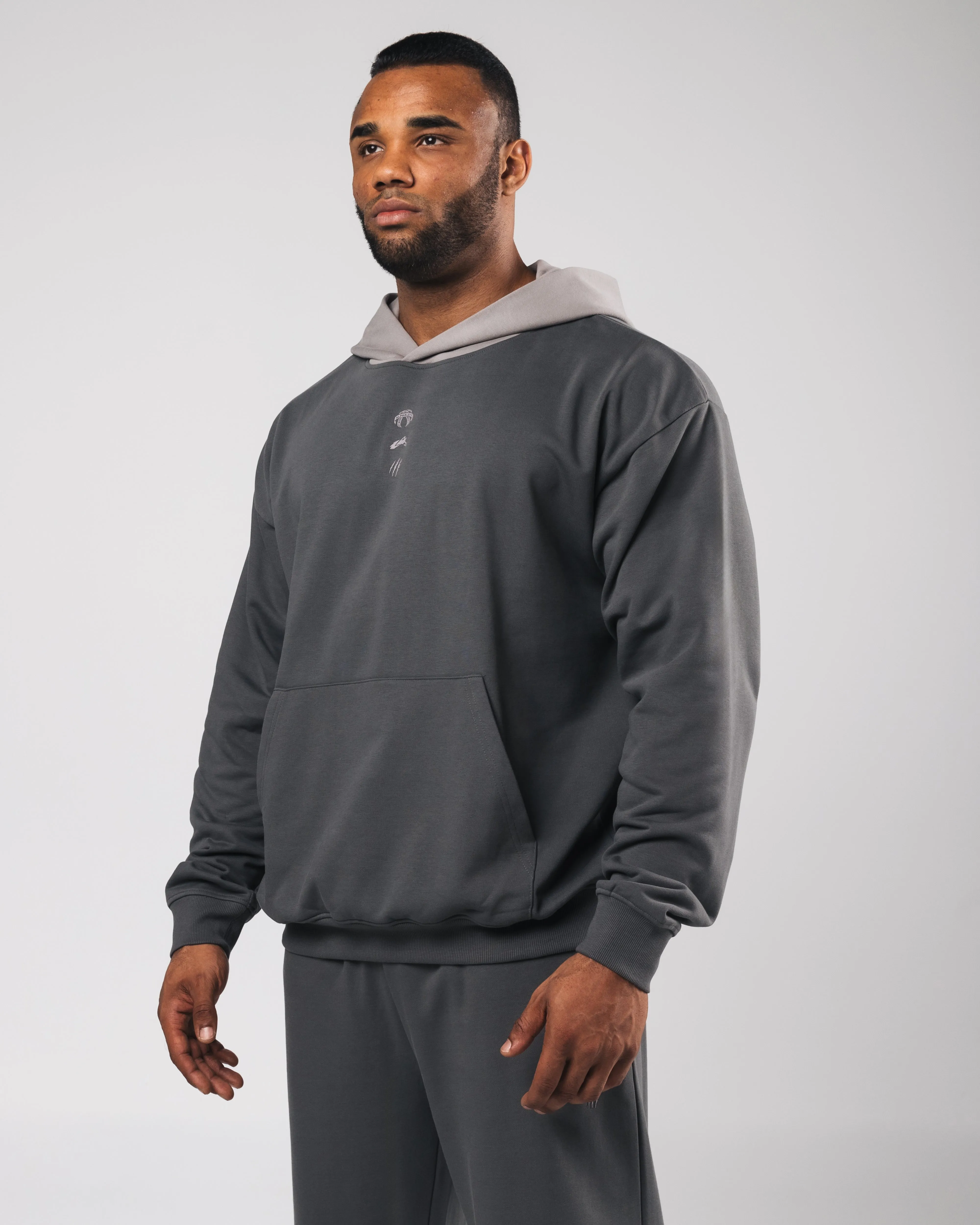 Three Pillar Heavyweight Hoodie - Pewter Alphalete Athletics