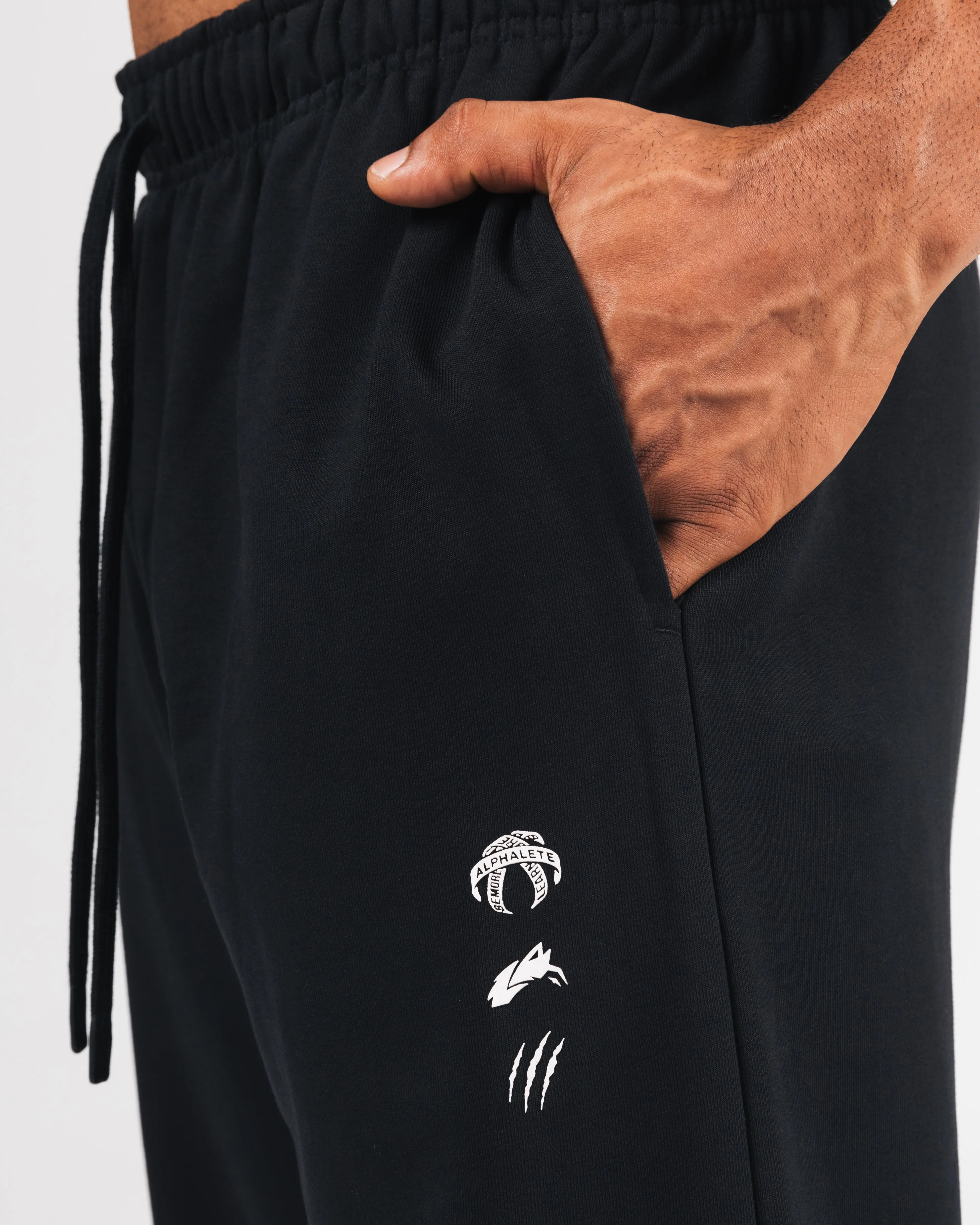 Three Pillar Heavyweight Pant - Black Alphalete Athletics