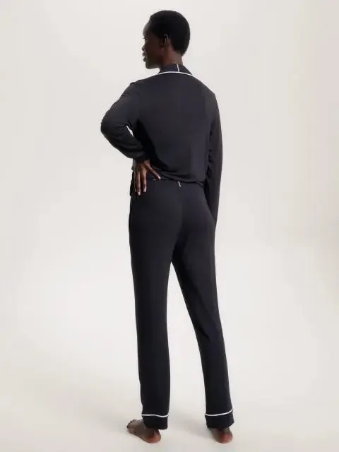 Tommy Hilfiger MODAL PYJ PANT WIPIPING Womens Pants Black