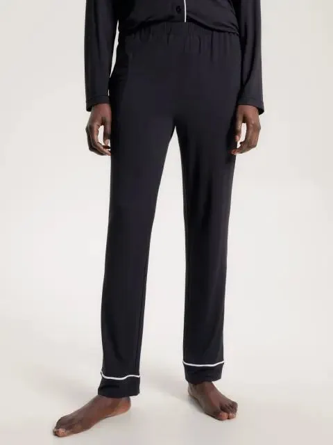 Tommy Hilfiger MODAL PYJ PANT WIPIPING Womens Pants Black