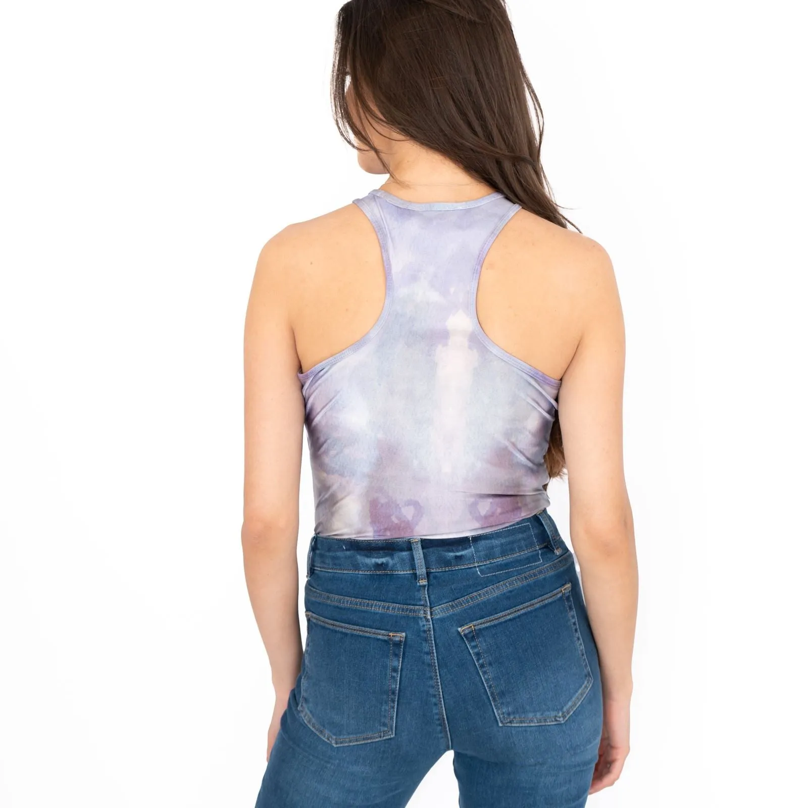 True Religion Purple Bodysuit Summer Nylon Tank Tops
