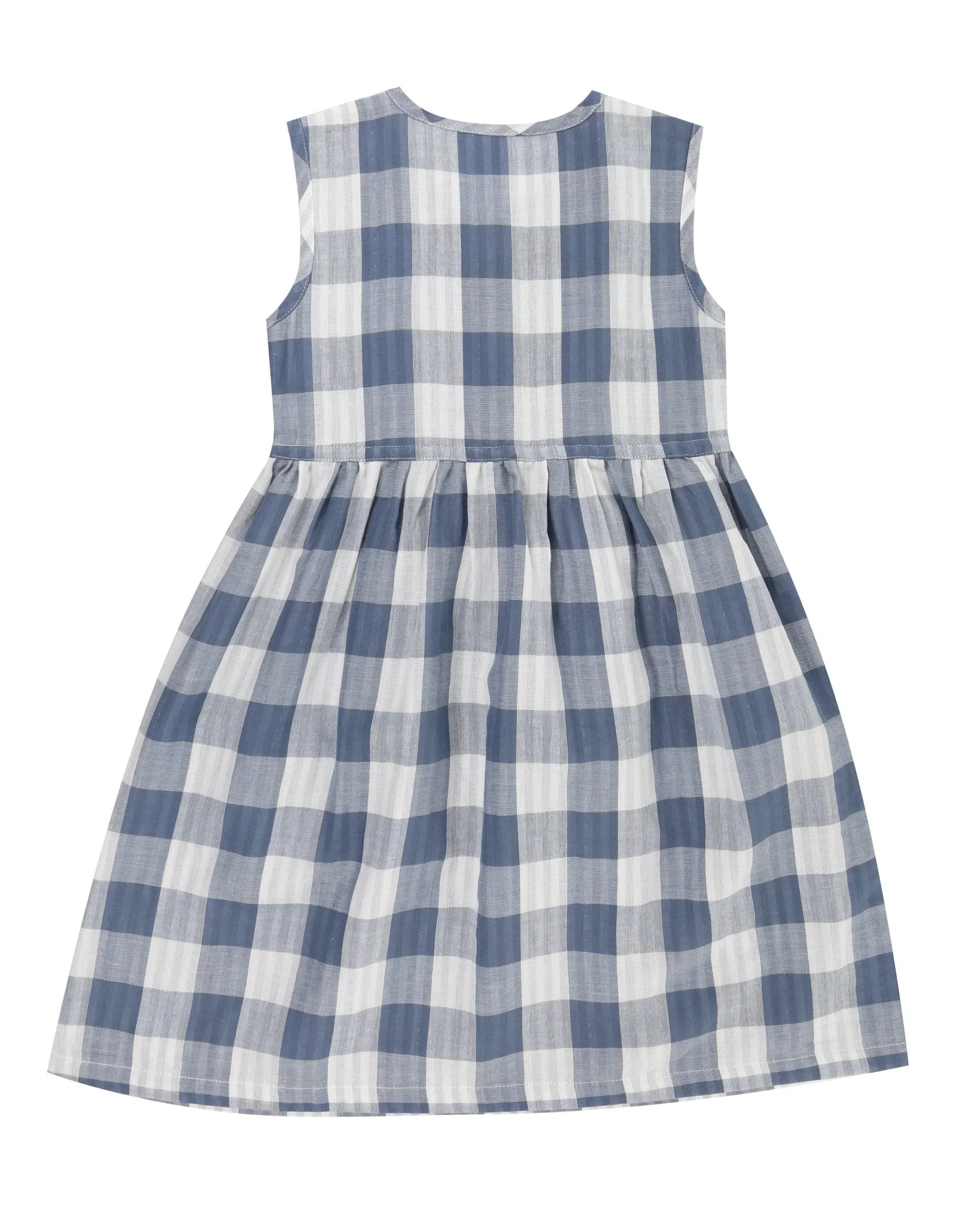 Turtledove London: Marine Check Easy Fit - Reversible Style Dress (with Pockets)