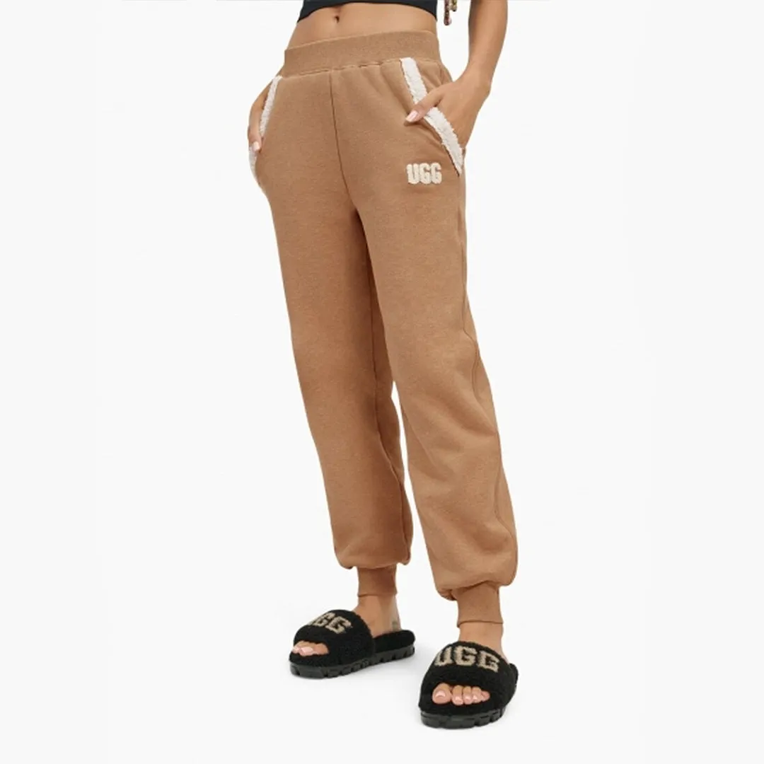 UGG DAYLIN BONDED Womens Cotton Jogger Pants Heather Camel