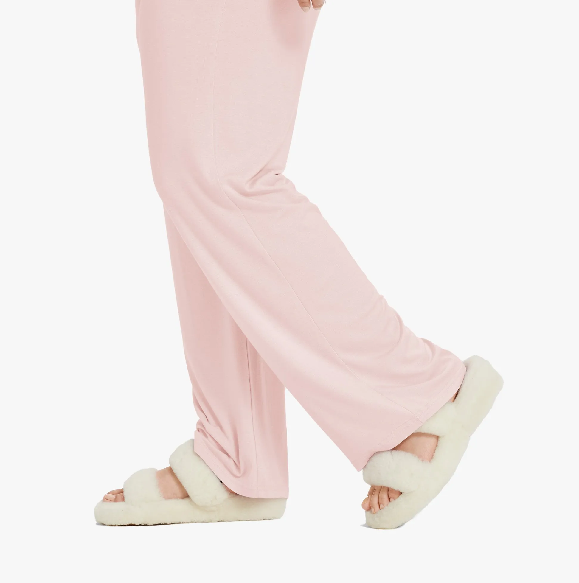 UGG LENON Womens Jersey Pyjama Set Pink Cloud