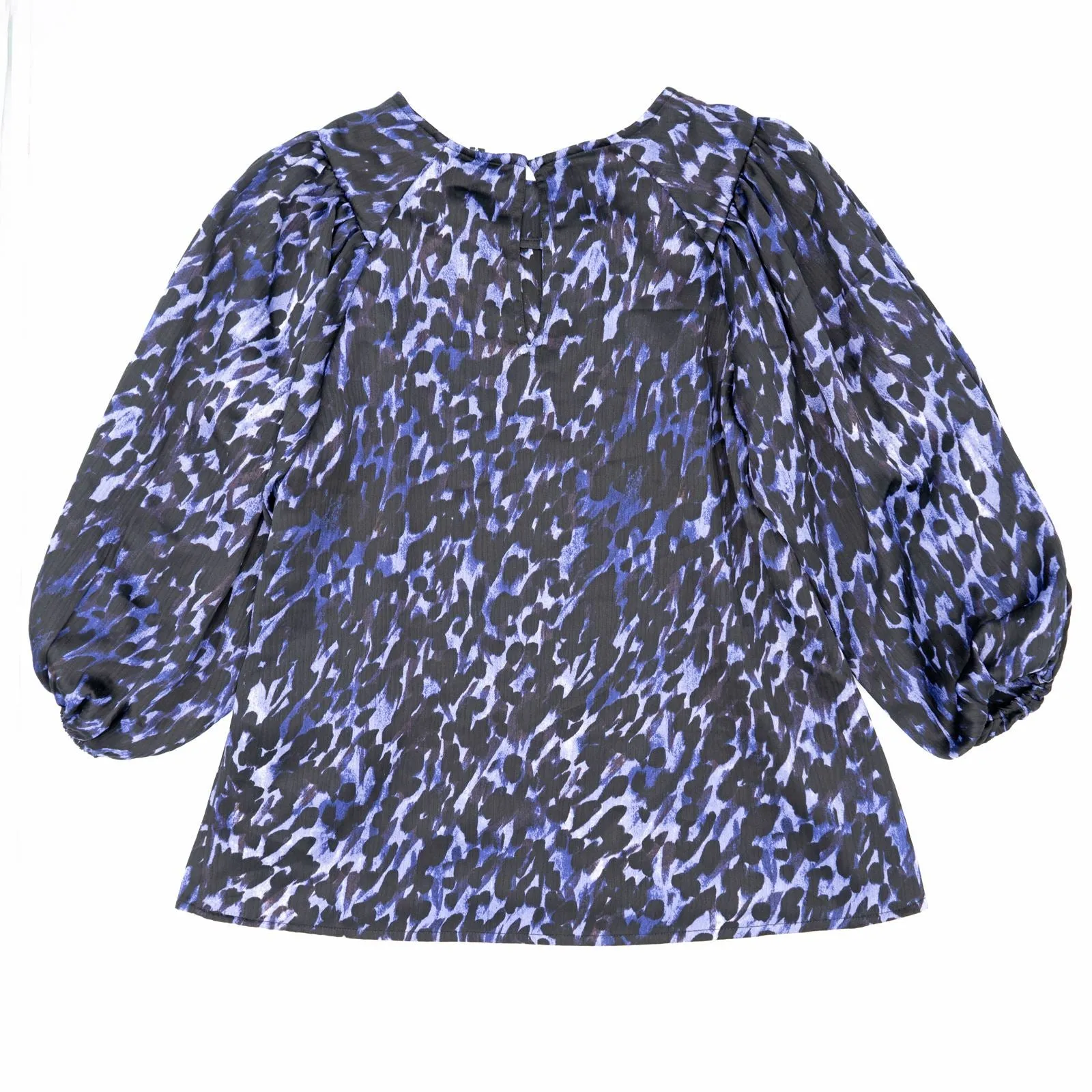 Vero Moda Black Purple Leopard Print 3/4 Sleeve Tops