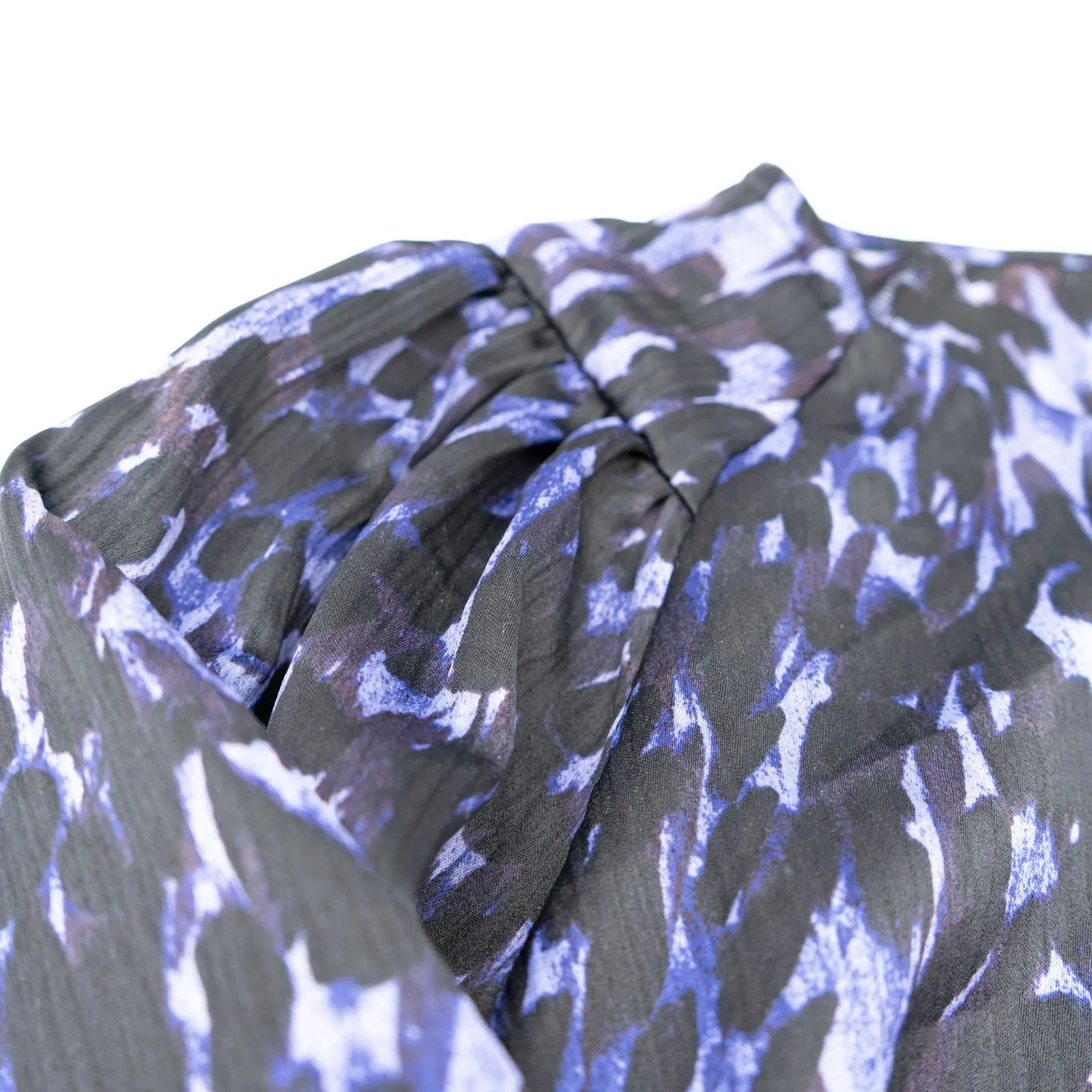 Vero Moda Black Purple Leopard Print 3/4 Sleeve Tops