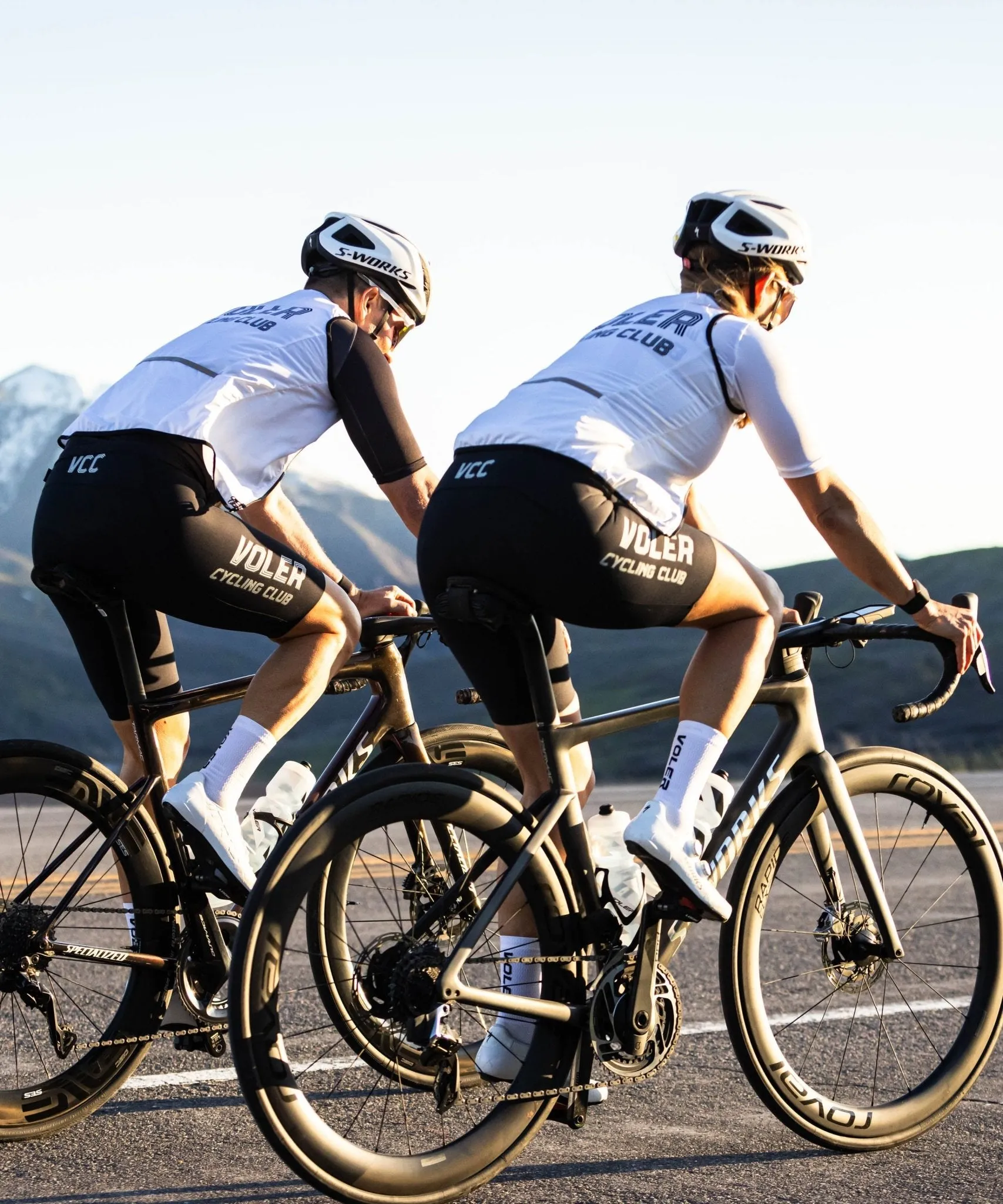 W. SUPER DROP TAIL BIB - VOLER CYCLING CLUB Voler
