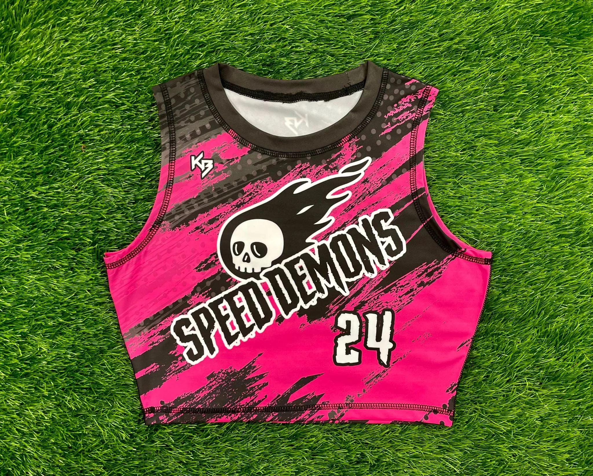 Womens Crop Compression Jersey KITBEAST