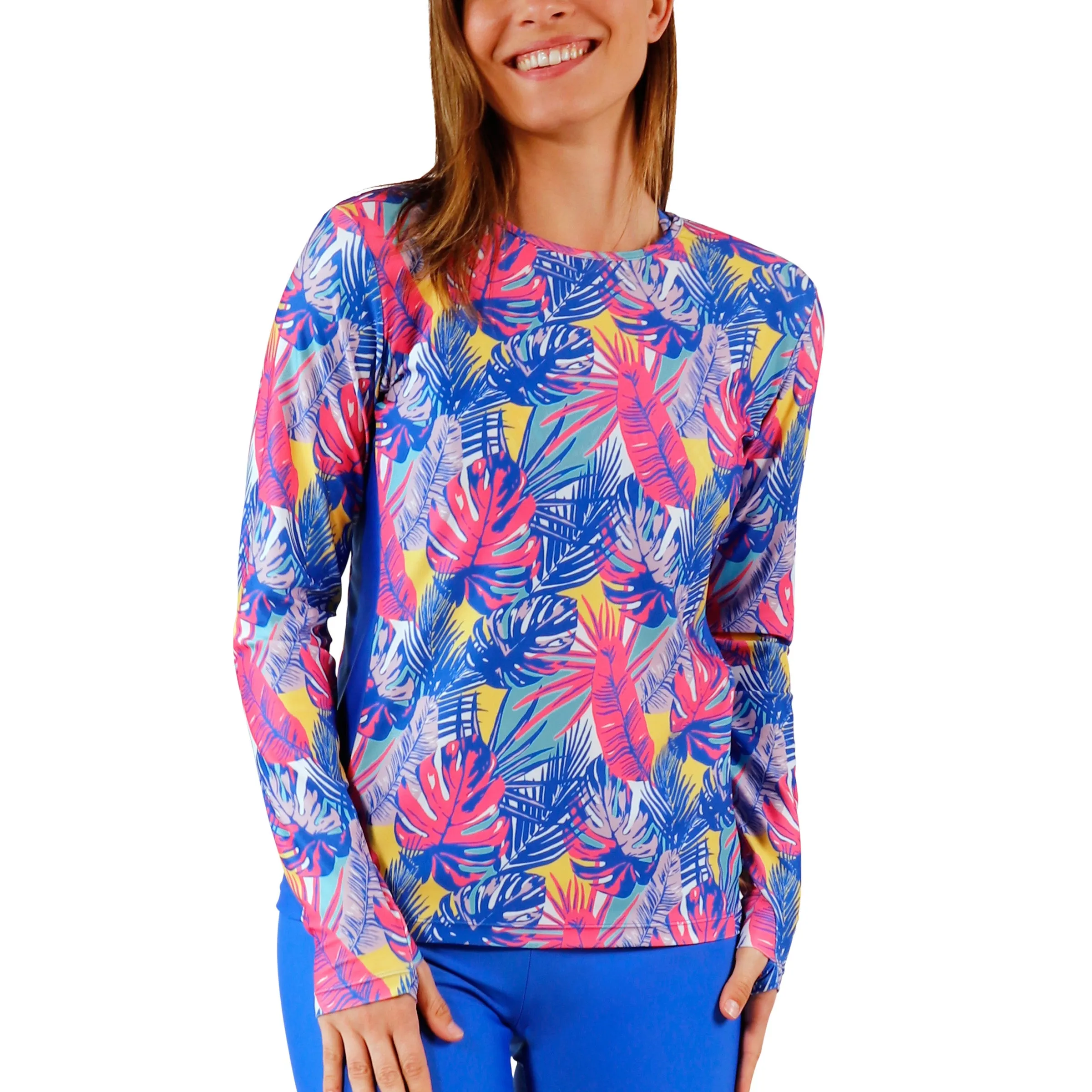 Women's Long Sleeve Crew Sun & Swim Shirt