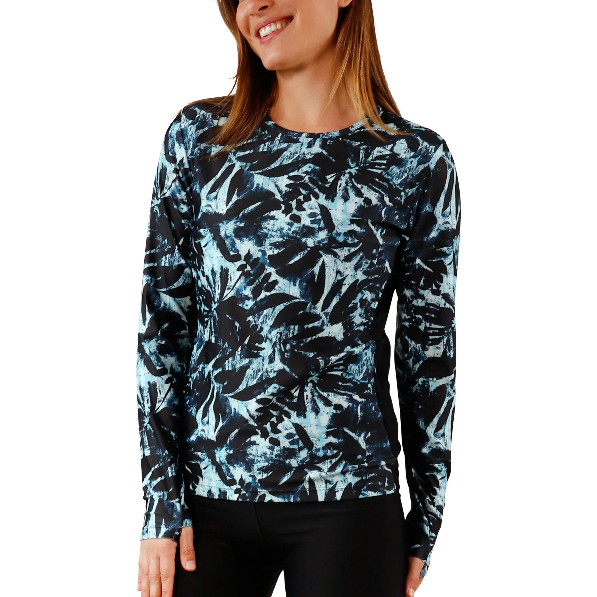 Women's Long Sleeve Crew Sun & Swim Shirt