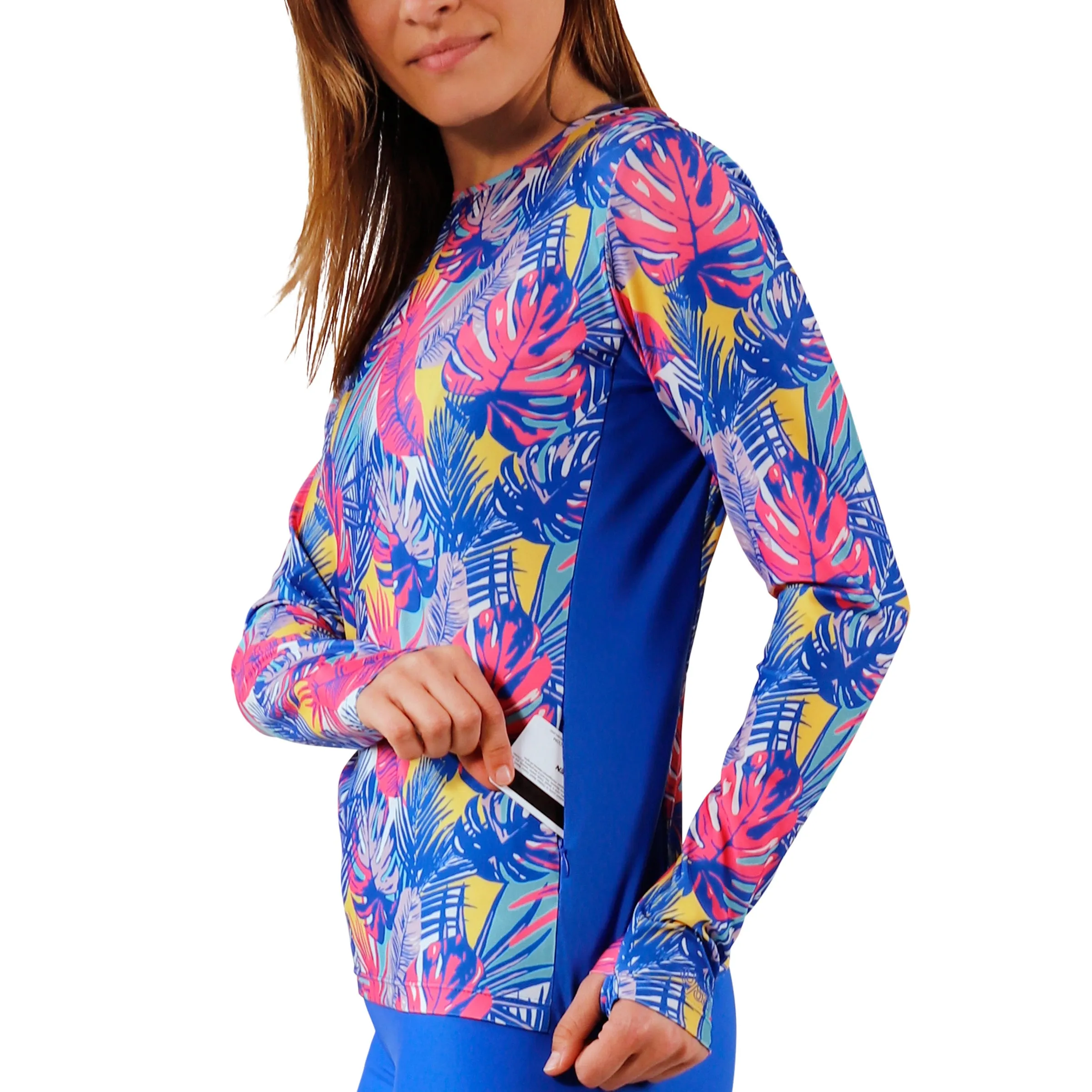 Women's Long Sleeve Crew Sun & Swim Shirt