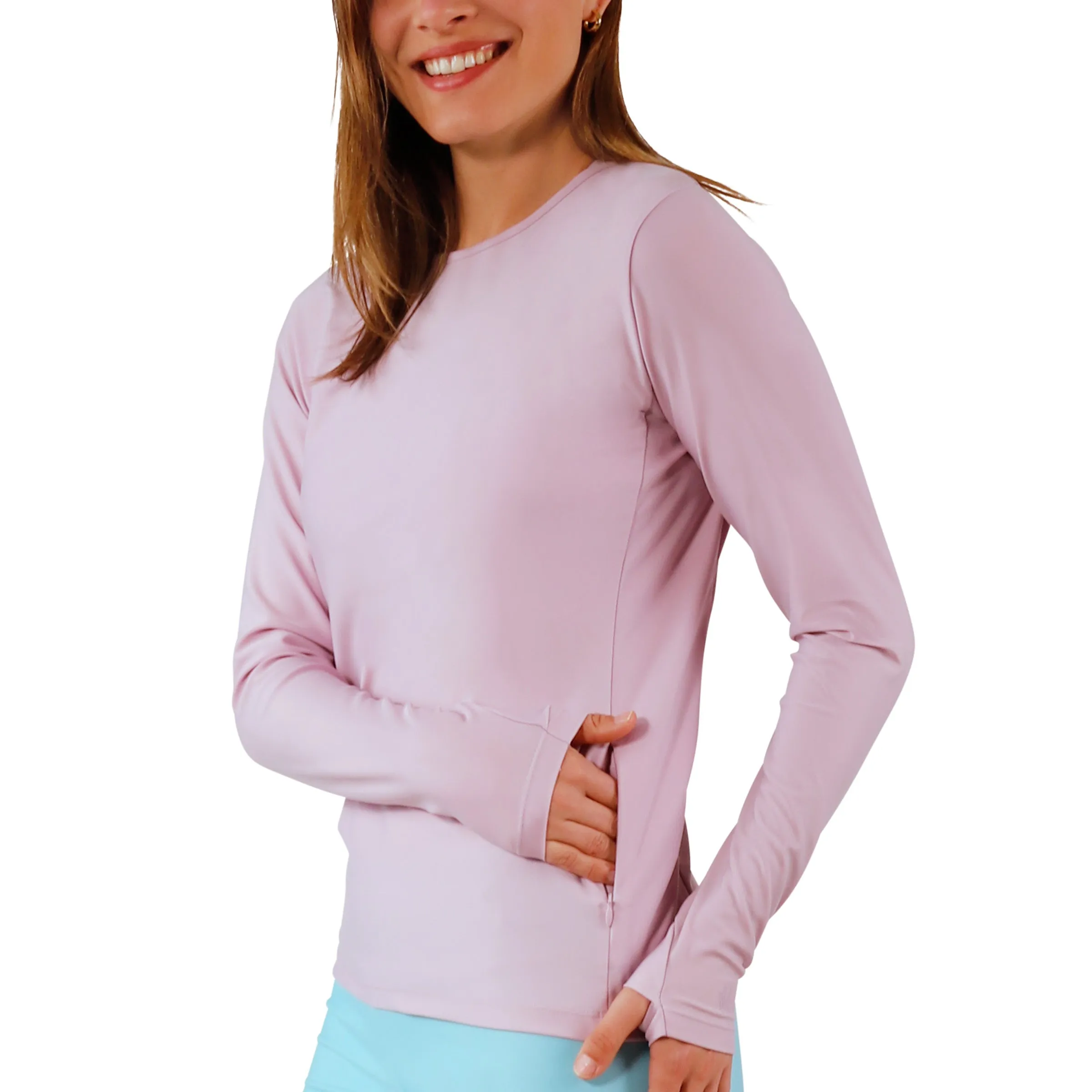 Women's Long Sleeve Crew Sun & Swim Shirt