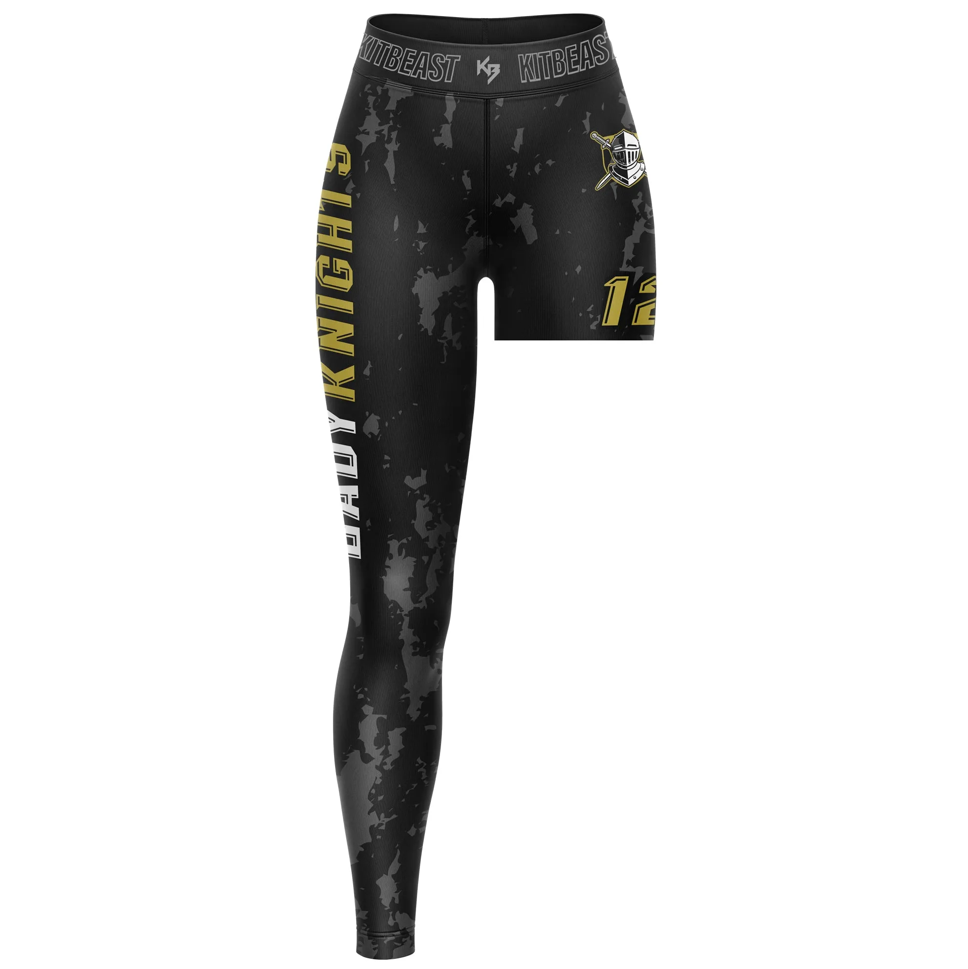 Womens Sublimated Compression Leggings KITBEAST