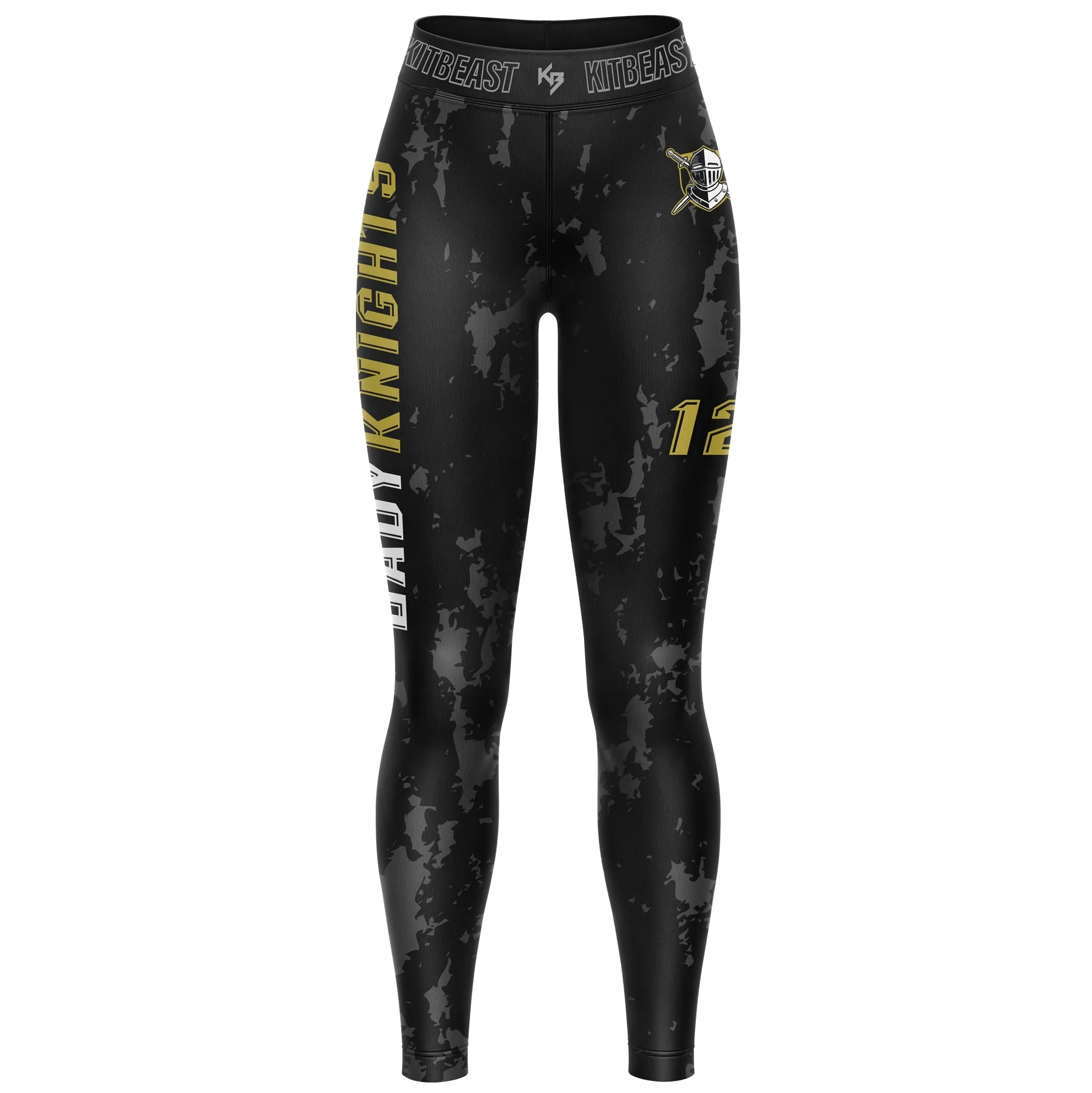 Womens Sublimated Compression Leggings KITBEAST