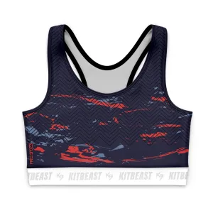 Womens Sublimated Sports Bra KITBEAST