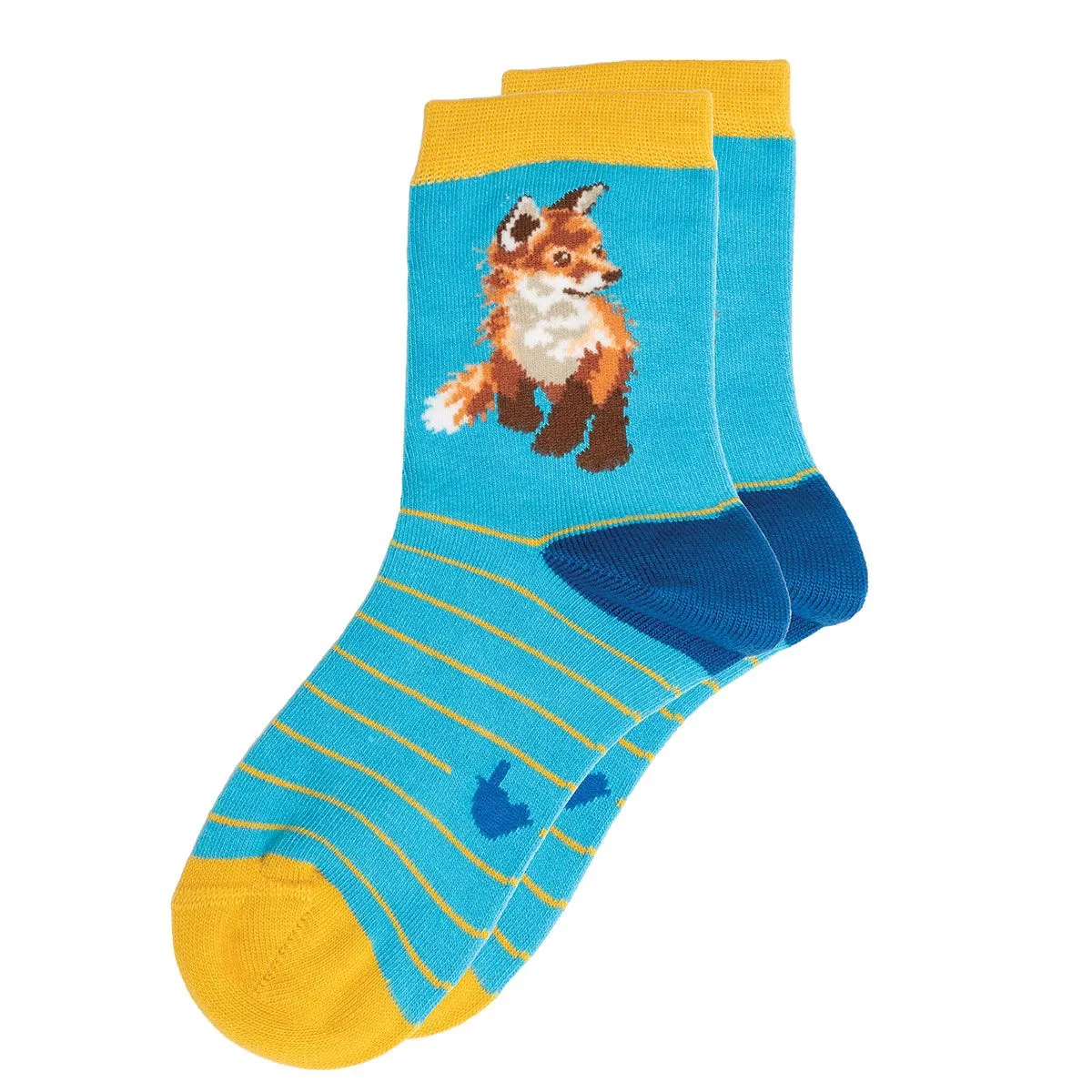 Wrendale Kids Born To Be Wild Fox Socks