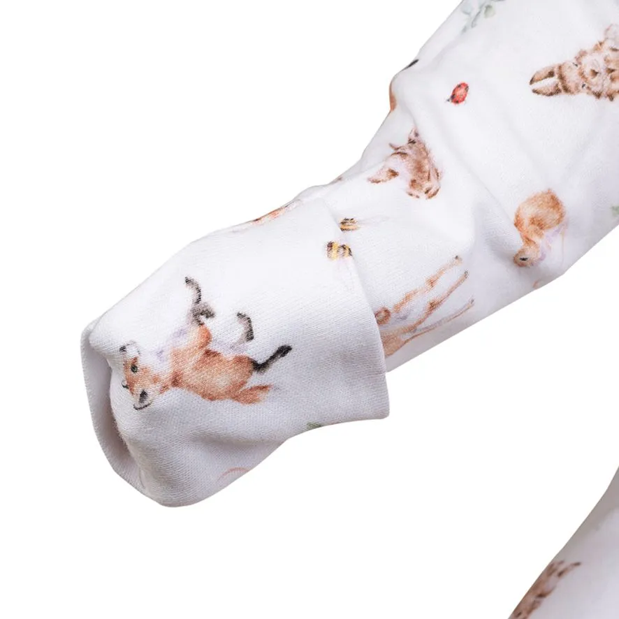Wrendale Patterned Babygrow