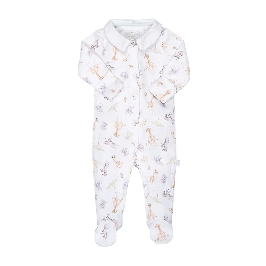 Wrendale Patterned Babygrow